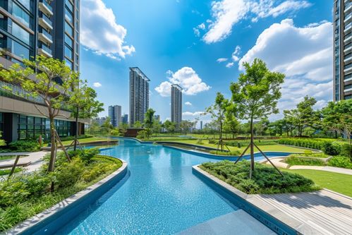 現代商業住宅小區景觀效果圖 非居住房地產租賃的專業視覺資源獲取指南